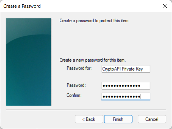 Create Password