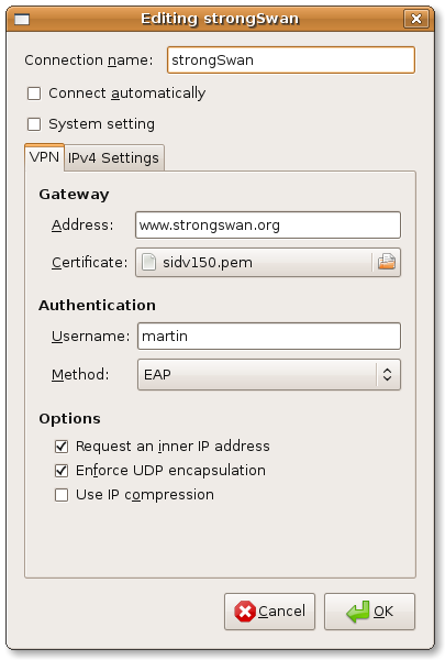 NM Configuration