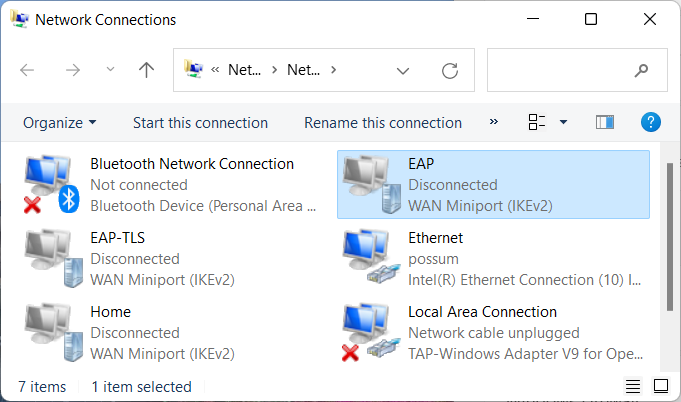 EAP Network Adapter